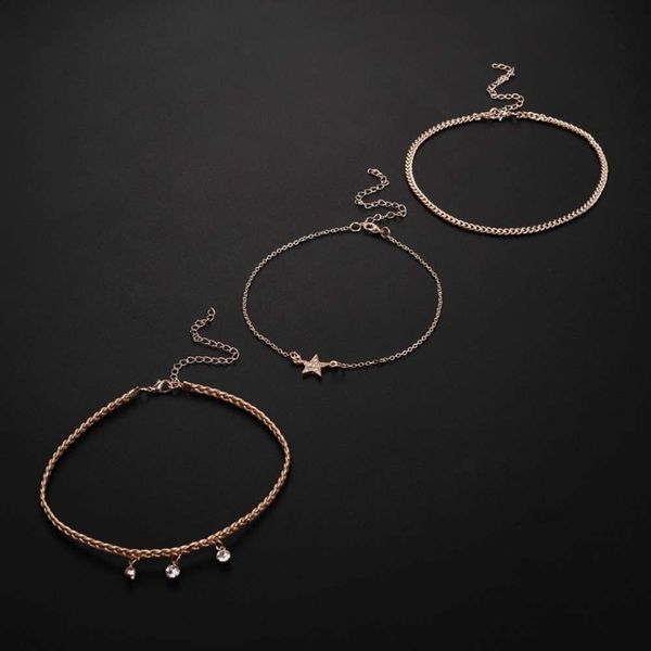 

short jewelry star crystal lady chain fashion necklace clavicle chain, Silver