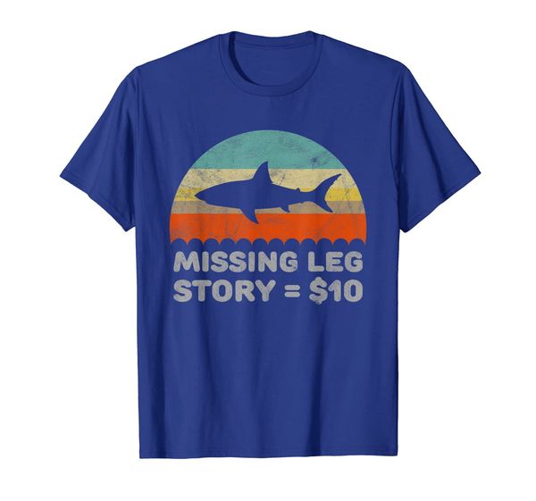 

funny missing leg story t-shirt, White;black