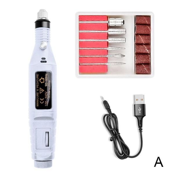 

nail art kits 1 set electric drill machine pedicure tools file professional equipment 6 bits ceramic n x2o6