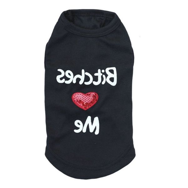 

dog clothing pet vest teddy spring and summer love letter