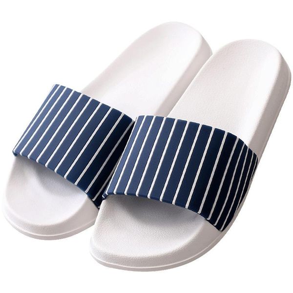 

slippers summer shoes slides stripe slide sandals womens outdoor home non-slip soft bottom couples mute fashion light zaatosp, Black