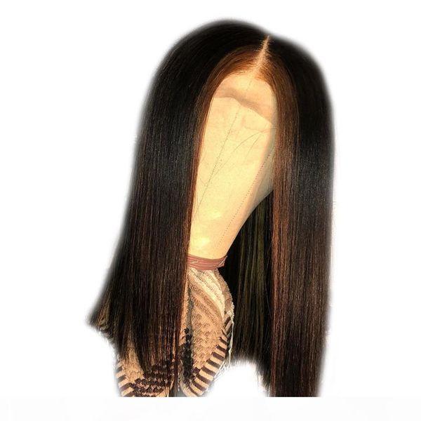 

bob highlights straight 13x6 lace front wigs with baby hair 150% density remy wigs short full lace bob wigs for black women