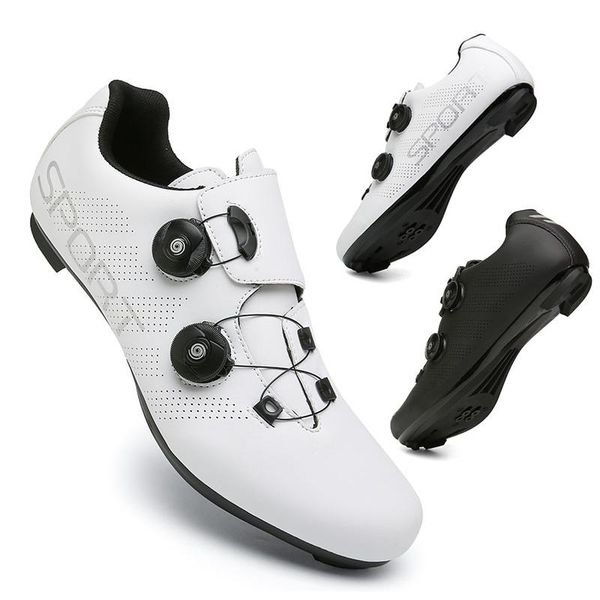 

cycling footwear road shoes men sapatilha ciclismo mtb women mountain bike cleat bicycle speed sneaker spd flat, Black