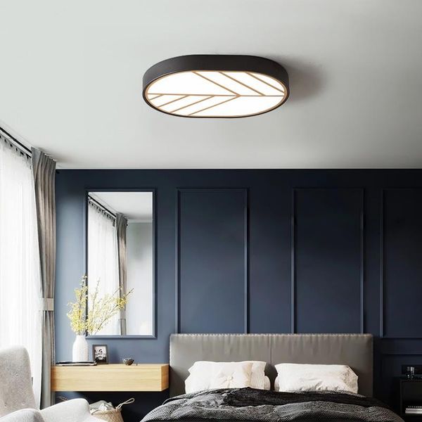 

nordic minimalist modern ceiling lamp bedroom cloakroom study led creative round lamp