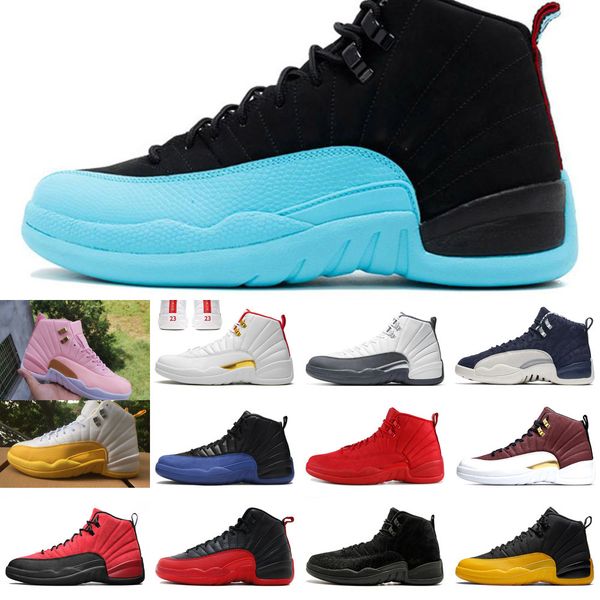 

new arrival 2021 12 12s basketball shoes for mens womens flu game university gold fiba jumpman gym trainers sneakers size 1356nn