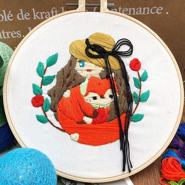 

other arts and crafts diy embroidery set beginner ribbon cross stitch hand sewing decoration
