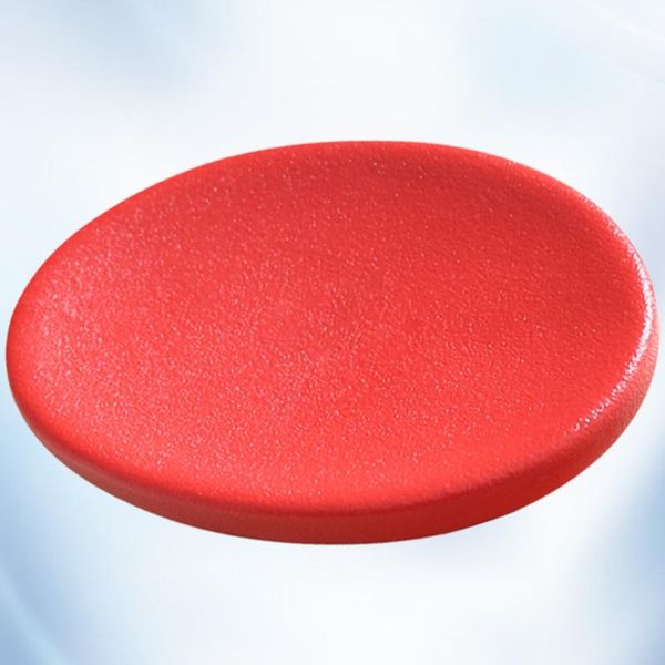 

soap dishes 1pc ceramic box creative dish artistic holder bathroom supply for home dorm el gift(red)