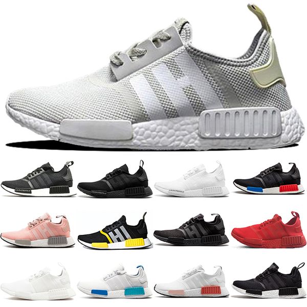

2021 original r1 running shoes for men women black white bred cream og pink thunder red blue outdoor walking trainers sneakers size 36-45
