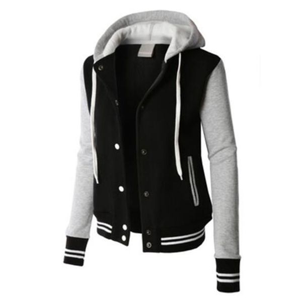 

zogaa women sports casual wear zipper fashion hoodies fleece jacket fall sweatshirts autumn winter coat lady warm jackets cotton 201126, Black