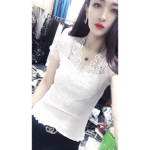 

women's sweaters v female turtleneck short sleeve summer joker jacket half foreign style sweater cw8y, White;black