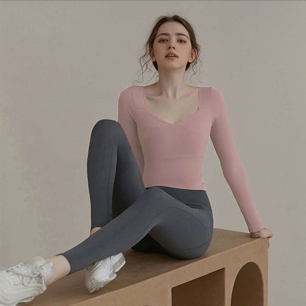 

clothes autumn yoga and long sleeve winter new with bra running sports net red fitness suit, Gray