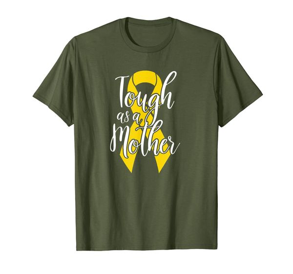 

tough as a mother - sarcoma bone cancer awareness mom gift t-shirt, White;black