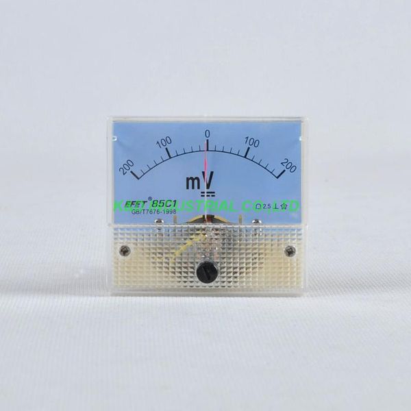 

smart power plugs 1pc 64mm x 56mm 57mm voltage +-200mv dc panel meter for tube
