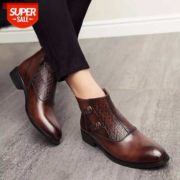 

men solid color boots zip man basic round toe plush boots fashion ankle mens winter keep warm male foot waer #iz2a