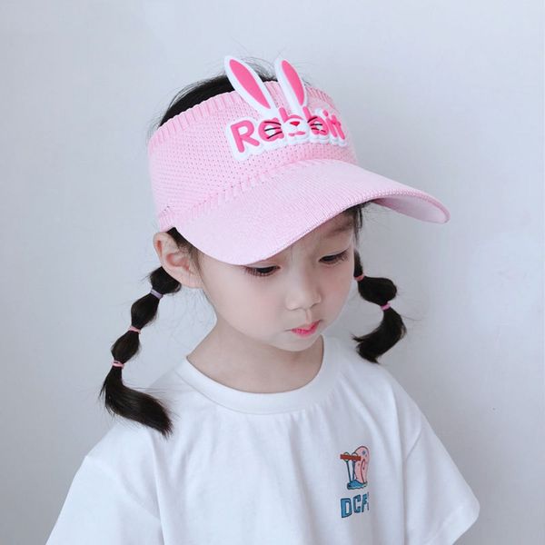 

children's lovely hat men's and women's sun cartoon open sun visor hat korean tide cool dh207601, Yellow