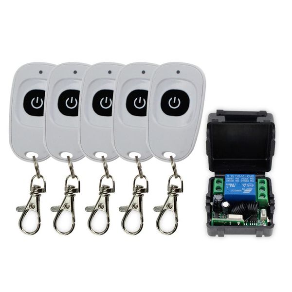 

fingerprint access control 315mhz/433mhz dc12v 1ch wireless remote switch+receiver module receiver to electric lock 1/2/3/4/5 transmitter