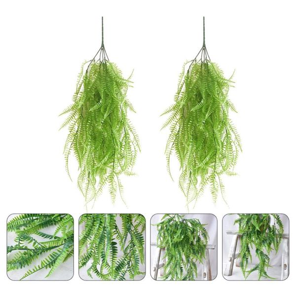 

decorative flowers & wreaths 2pcs hanging plants simulation vine fresh wall decor