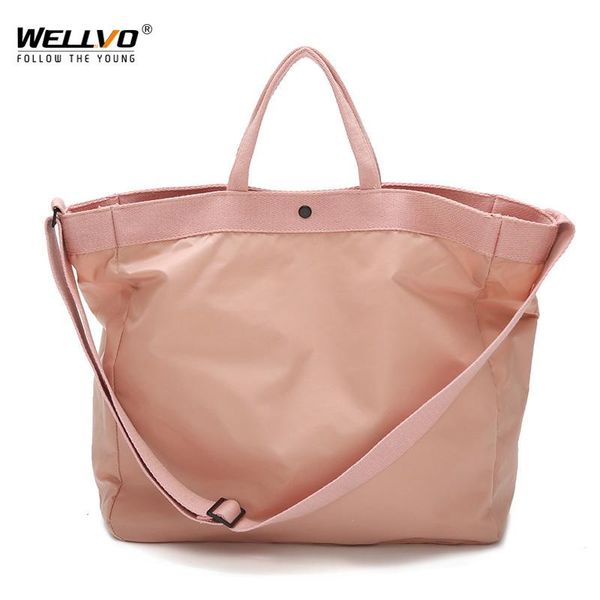 

duffel bags wellvo nylon travel large capacity women hand luggage duffle bag weekend men big tote xa45zc