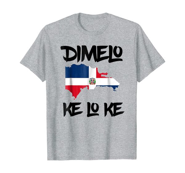 

dimelo ke lo ke dominican republic shirt for men woman kids, White;black
