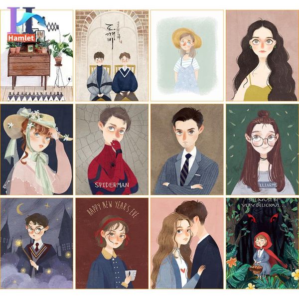 

paintings diy frame painting by numbers 40x50cm digital artwork modern home wall decora color number for adults set acrylic figure art