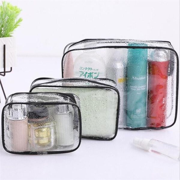

cosmetic bags & cases transparent storage travel organizer clear makeup bag beautician beauty case toiletry wash
