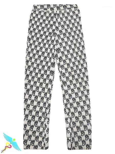 

sweatpants women reversible jacquard check harem pants hip hop joggers fashion casual pant wide leg men's, Black