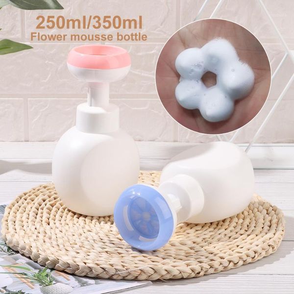 

storage bottles & jars 250ml/350ml creative flower shaped pump head soap foaming bottle foam lotion can be rebottled shampoo cosmetic empty