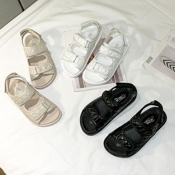 

vacation beach sandales women open toe platform sandales rome shoes woman fish mouth ladies shoes summer, Black