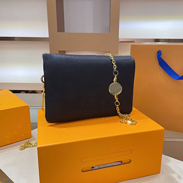

2021 leather clutch for women evening bags fashion chain bag lady shoulder cross body pack handbag mini package messenger card holder purse