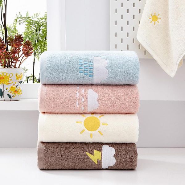 

towel 100% cotton. double side loop style. super soft and quick drying, skin-friendly household 35*75cm. a pack