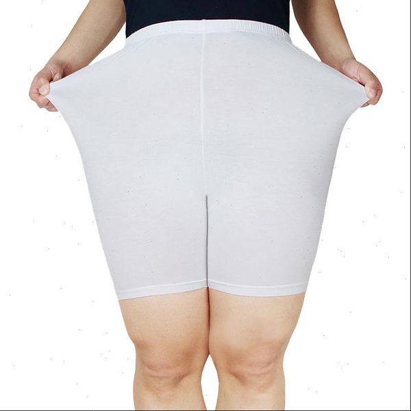 

azue women leggings womens modal short basic plus size smooth high elasticity knee length korte for, Black