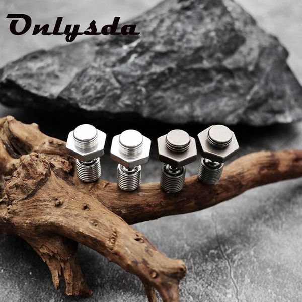 

stud onlysda fashion men & women stainless steel whole screw earring punk boucle d'oreille, Golden;silver