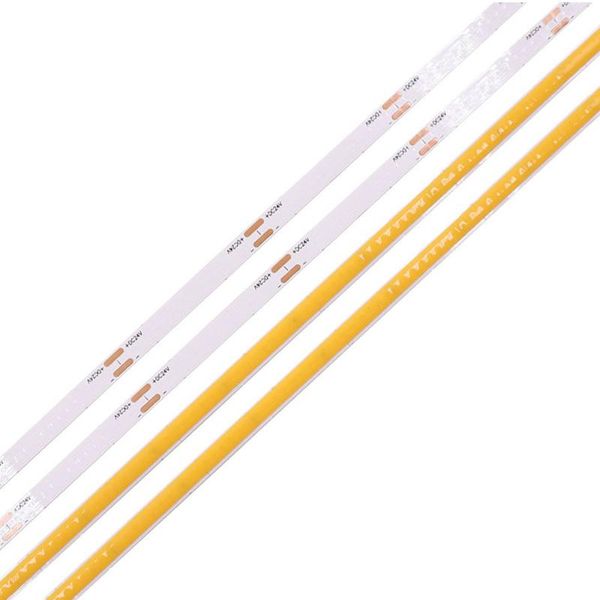 

strips 5mm fcob led strip light 384 leds ra90 high density flexible fob cob lights 3000k 4000k 6000k linear dimmable dc 12v 24v white