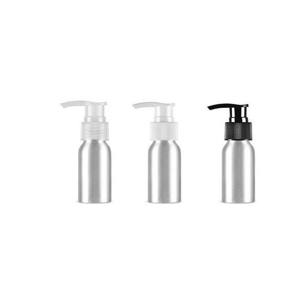 

storage bottles & jars 50pcs 30ml empty lotion pump aluminum / container,metal bottle with dispenser shower gel shampoo liquid soap