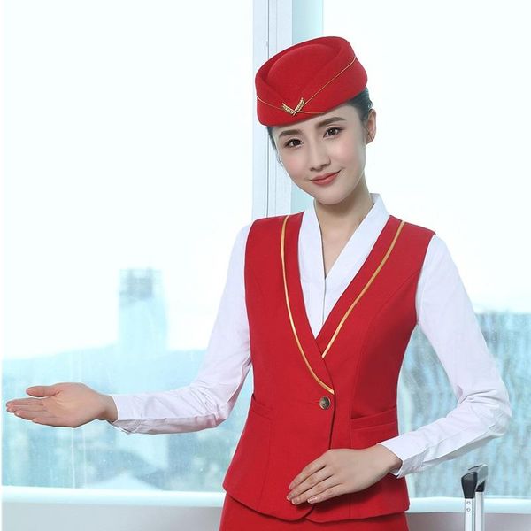 

women's vests ladies waistcoat & vest coat ol styles slim for women business work wear uniforms jackets female blazers elegant red, Black;white