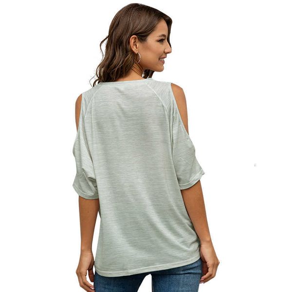 

women's t-shirt vintage elegant t women summer off shoulder t-shirt o-neck 3/4 sleeve fashion streetwear plus size tee shirt femme 3ss, White