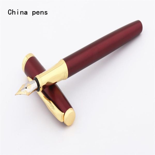 

fountain pens luxury quality 3657 wine red business office medium nib pen