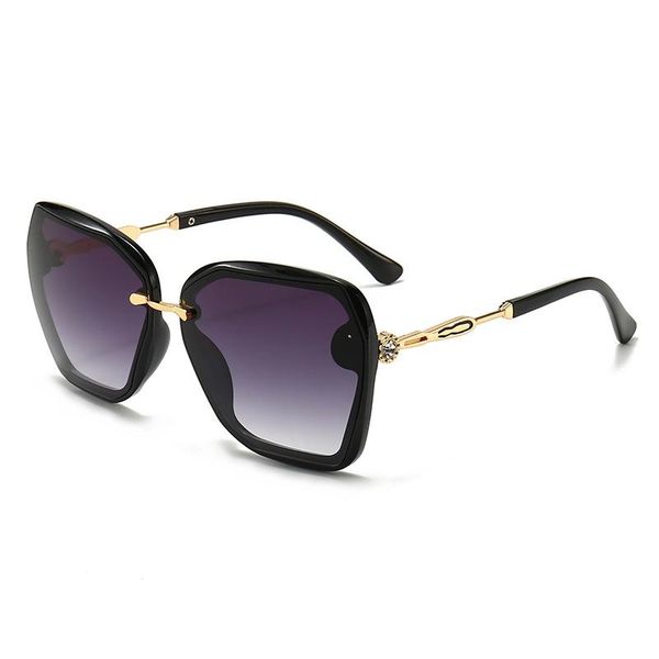 

sunglasses 2021 fashion cat eye women design mirror lens vintage sun glasses rose gold metal uv400 oculos, White;black