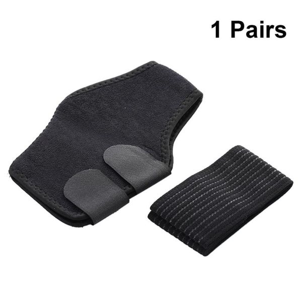

ankle support 1 pair brace sleeve for recovery joint pain volleyball basketball running (black), Blue;black