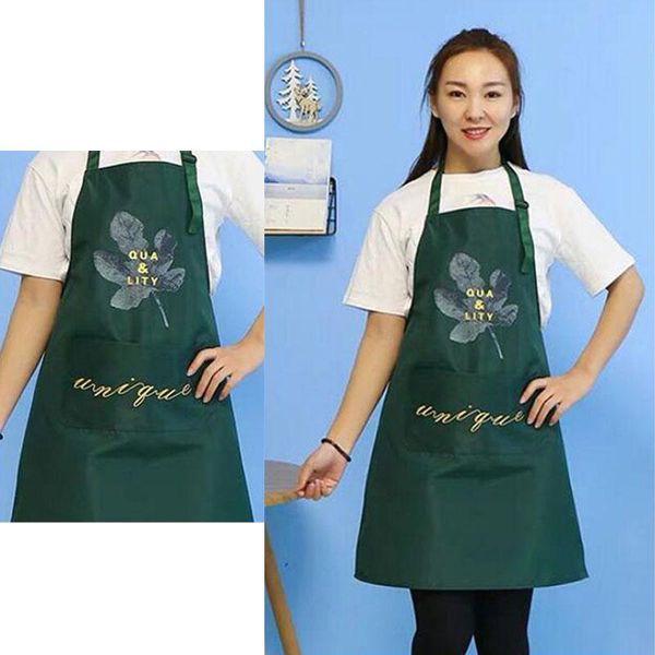 

aprons 1pcs cooking kitchen apron for woman men chef waiter cafe shop bbq hairdresser bibs accessory nordic style