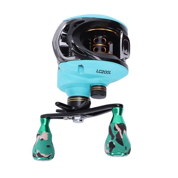 

baitcasting reels 10+1bb super light reel dual brake system freshwater fishing 8kg drag superlarge line capacity