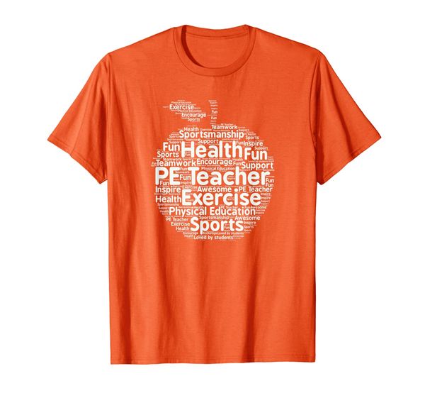 

physical education pe teacher appreciation shirt, White;black