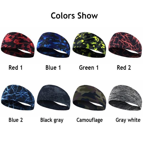 

polyesters pandex sport hair bands cycling running absorbent sweatband stretch yoga gym winter soft comfortable jlltbs