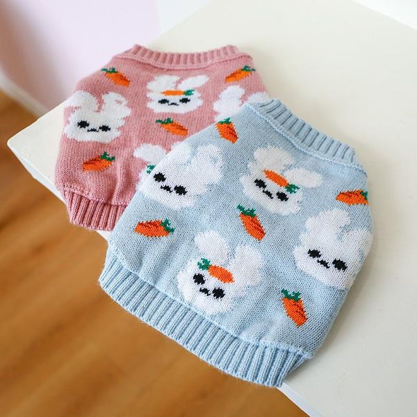

dog apparel pet cat clothing warm sweater teddy bichon jumper for dogs