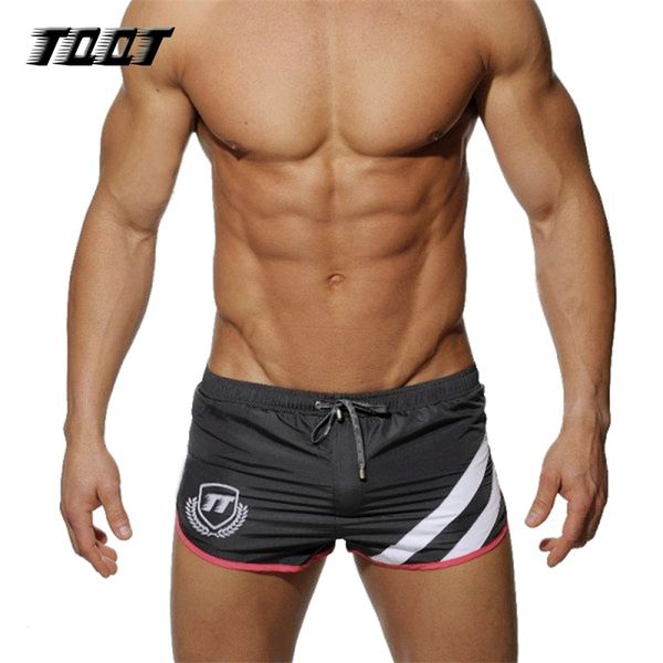 TQQT Kısa Erkek Çizgili Boxer Şort Patchwork Plaj Kurulu Şort Erkekler Hızlı Kurutma Yaz Polyester Nungwi Şort Fitness 6P0602 210316