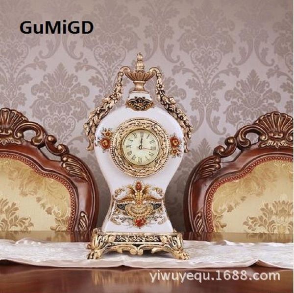 

vases european style retro deskclock ceramic crack villa model room decoration club