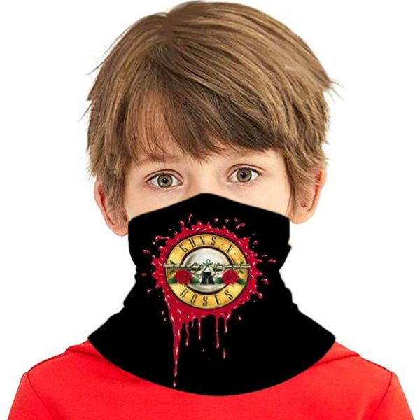 

scarves brand guns n roses bandana scarf art boys/girls motorcycle slash adult/children running fishing multi-function, Blue;gray