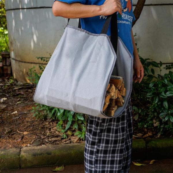 

storage bags firewood bag portable 2021 transportation large capacity canvas organization
