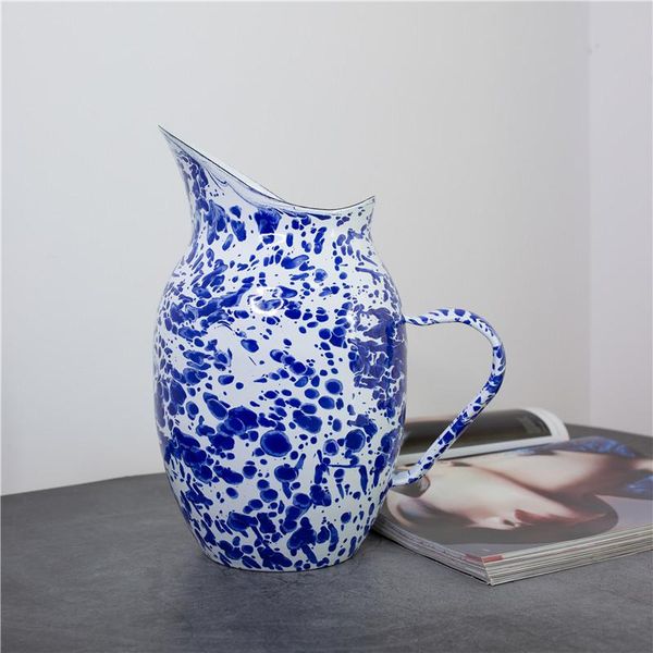 

vases enamel large vase european home decoration ornaments jug