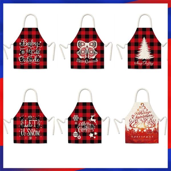 

aprons festival kitchen supplies home decorations year merry christmas antifouling cleaning apron tree